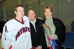 Andrew Sullivan and his parents, Diane and Andrew Sr.